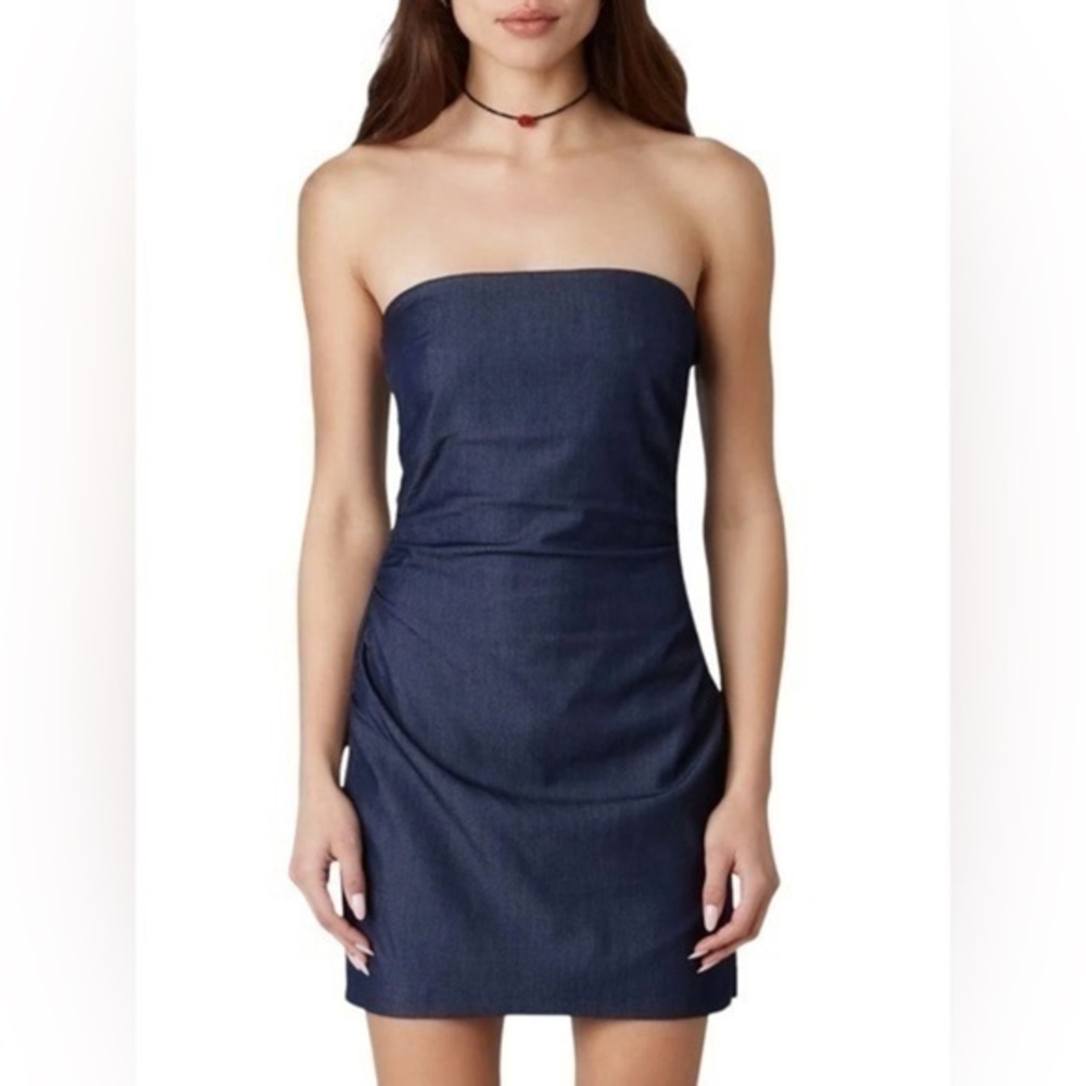 NIA Zenon Dress Indigo Chambray